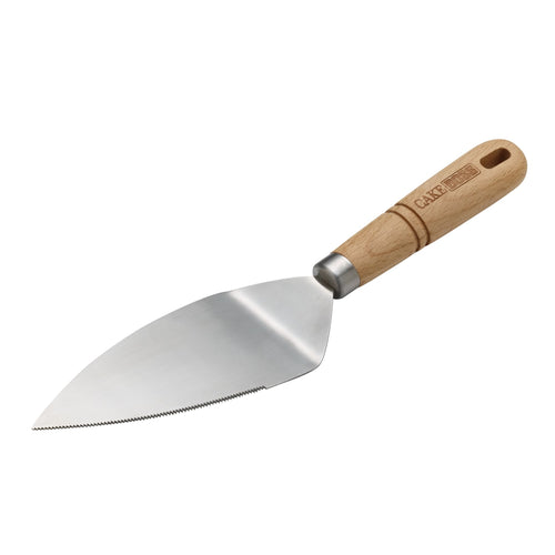 Cake Boss™ Wooden Tools & Gadgets Stainless Steel Cake Server