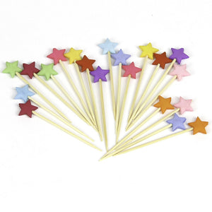 Chef Craft Party Picks, Stars, 20 Ct