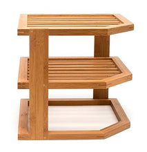 Lipper International Bamboo Three-Tier Corner Shelf