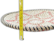 Ann Lee Design Seagrass Woven Fruit Basket (D 13.75", Red Star)