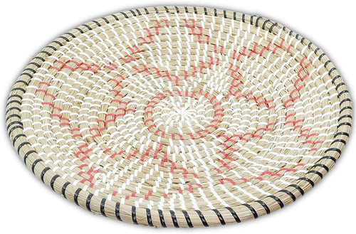 Ann Lee Design Seagrass Woven Fruit Basket (D 13.75