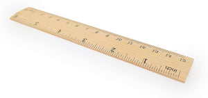 Ann Lee Design Simple Wooden Ruler