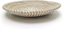 Ann Lee Design Rattan Woven Fruit Basket (D13.75", Plain White)