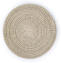 Ann Lee Design Rattan Woven Fruit Basket (D13.75", Plain White)