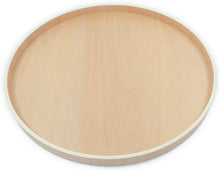 Ann Lee Design Simple Round Rigid Wood Tray (11.8", Beech)