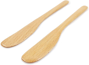 Ann Lee Design Wooden Butter Knife, Set of 2