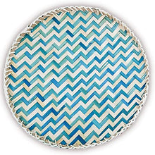 Ann Lee Design Bamboo Wood Round Serving Platter - 13 x 13 x 1 Inches